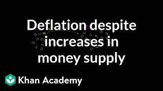 Deflation despite increases in money supply  Inflation  Finance amp Capital Markets  Khan Academy [upl. by Askwith83]