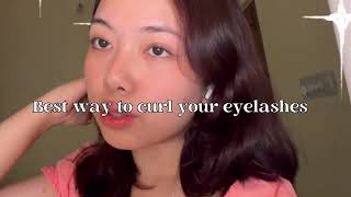 How to curl your Eyelashes Properly [upl. by Divaj]