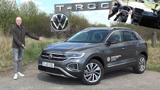 Der neue VW TRoc im Test  Was kann das Facelift besser Review Kaufberatung  Style 15 TSI ACT [upl. by Truk142]