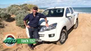 Isuzu DMAX Crew Cab Ute 2013  Track Test [upl. by Elianore169]