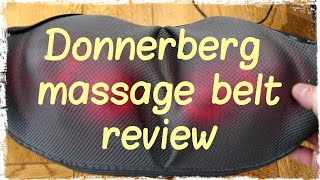 Donnerberg NM089 Neck and Shoulder Shiatsu Massager Review [upl. by Eneladgam]