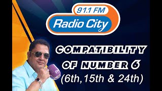 Compatibility of Number 6 with other numbers Numerologist Sanjay B Jumaani [upl. by Crotty]