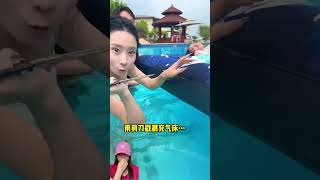 KERJAIN ADEK TIDUR DI KOLAM RENANG ⁉️shorts funny dubbing [upl. by Rafaelita]