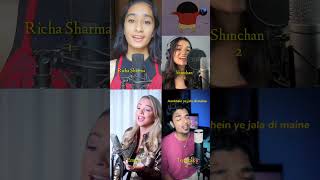 Aayi Nai Stree 2  Whos Best Cover By Richa Sharma vs Shinchan vs Emma vs Tejmuzik  Angel Raf [upl. by Bolme]