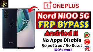 Finally New simple Solution of OnePlus Frp  Nord N100 5G Frp Bypass [upl. by Lalad]