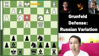 Grunfeld Defense  Russian Variation  Anish Giri vs Levon Aronian  Tagalog Chess Tutorial [upl. by Pears]