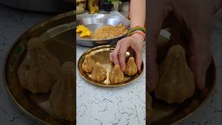 राजस्थानी स्टाइल मुठिया चूरमा मोदक  Churma Modak Recipe  Happy Ganesh Chaturthi modak [upl. by Morrell]