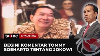 Sosok Jokowi di Mata Tommy Soeharto  ETalkshow tvOne [upl. by Alig]