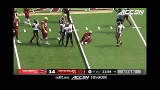 TERRION THOMPSON SACK VS BOSTON COLLEGE 24 [upl. by Shermie]