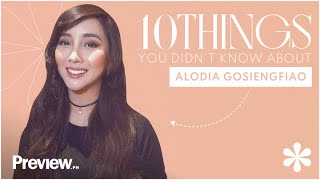 10 Things You Didnt Know About Alodia Gosiengfiao  Preview 10  PREVIEW [upl. by Frederica]