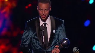 ESPYS 2016  Stephen Curry Wins Best RecordBreaking Performance [upl. by Chicoine601]