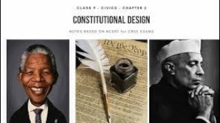 Constitutional Design1 class9 easyexplanation education ctet boardexam law constitution [upl. by Euginimod]