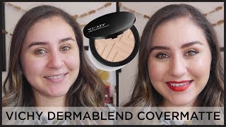 Dermablend Covermatte de Vichy  Reseña y Prueba de Uso  OneThousandLooks [upl. by Joash]