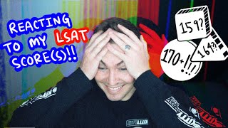 LSAT Score Reaction Reacting to all three of my tests  Journey to Law School [upl. by Katlaps]