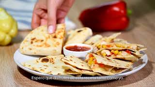 Como Hacer Quesadillas de Pollo Fácil Y Rápido🌮🔥quesadillas recetasfáciles recetascaseras [upl. by Fatsug]