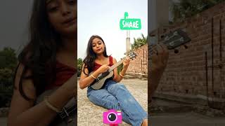 Avijog youtubevideos video ukulele cover tanveerevansong singing trending [upl. by Yecnahc677]