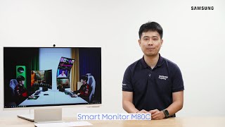 Samsung Smart Monitor M8  Unboxing  M80C [upl. by Yardna225]