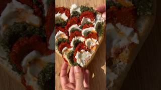 Italian Pesto Toast 🇮🇹 italianfood [upl. by Nylyahs]