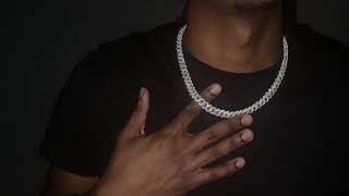 85mm Diamond Cuban Chain White Gold by 6 ICE [upl. by Fern433]