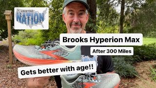 Brooks Hyperion Max  After 300 Miles [upl. by Nlycaj]