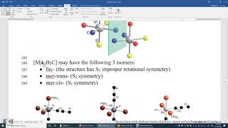 7 10 Octahedral Complexes Geometric Isomers [upl. by Miguela718]