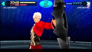 Fate Extra CCC Gilgamesh Vs FSN ArcherEMIYA [upl. by Dovev663]