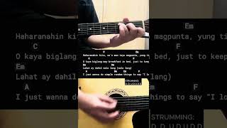 Randomantic  James Reid  Easy Guitar Chords Tutorial For Beginners guitarlesson [upl. by Eyahc]