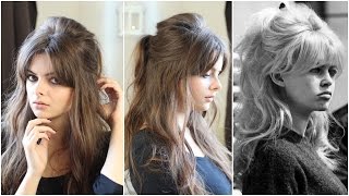 FRENCH HAIRSTYLE TUTORIAL how to style your bangs at home  Effortless parisian look 💫 [upl. by Suirtemed447]