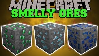 Minecraft SMELLY ORES FIND ANY ORES AND THEIR LOCATIONS Mod Showcase [upl. by Akiehsat]