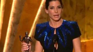 Sandra Bullock SAG Awards Acceptance Speechmp4 [upl. by Swann]