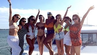 Florida Yacht Charter with Sexy Girls Cruise Film [upl. by Aniat]