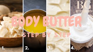 How To Make Body Butter Step by Step For Beginners  Skincare Business [upl. by Clara]