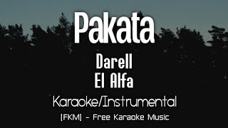 Darell El Alfa  PAKATA KaraokeInstrumental  FKM Free Karaoke Music [upl. by Aihsele]