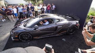 The McLaren 600LT Arrived CROWD CONTROL CALLED IN [upl. by Elimaj]