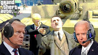 US Presidents Assassinate Hitler In GTA 5 [upl. by Akins307]