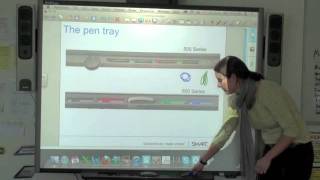 SMART Board  Level 1  1d  Pens and Pen Tray [upl. by Gaudette]