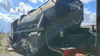 WCR Steam Locos Test Run LMS Black 5 44932 tnt LMS Jubilee 45627 5M51 Carnforth 16042024 [upl. by Walczak]