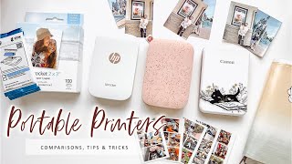 PORTABLE PRINTERS COMPARISONS TIPS amp TRICKS  HP SPROCKET CANON IVY  Charmaine Dulak [upl. by Gilmore]