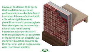 Kingspan Kooltherm K106 cavity wall insulation [upl. by Arnelle802]