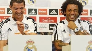 Cristiano Ronaldo y Marcelo en Ataque de Risa Durante Entrevista [upl. by Babb]