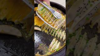 Pot stickers streetfood satisfyingvideo [upl. by Ntsyrk726]