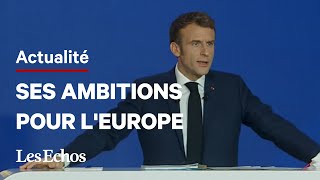 Frontières défense croissance  les priorités d’Emmanuel Macron pour la présidence de l’Europe [upl. by Riggs802]