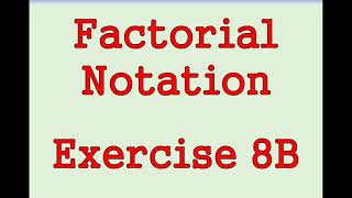 AS Maths  Pure  Factorial Notation [upl. by Bakemeier]