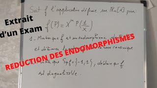 Réduction des endomorphismesExercice Corrigé 2 [upl. by Areikahs578]