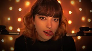 ASMR flutters with SUPER intense delay  mouth sounds w no talking [upl. by Karissa]