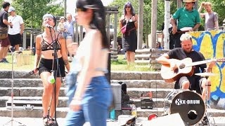 Streetmusic Live Concert Daiana Lou Heavy Cross Mauerpark Berlin [upl. by Liakim338]