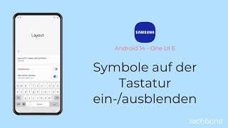 Symbole auf der Tastatur einblenden oder ausblenden  Samsung Android 14  One UI 6 [upl. by Lucius]