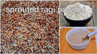 Weight gain Baby Food  Sprouted Ragi Powder [upl. by Kyne]