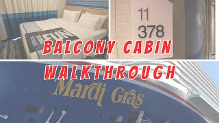 The Ultimate Mardi Gras Balcony Cabin Experience [upl. by Eelyek]