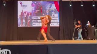 Alain et Amira dance  championnat de France mai 2022  show bachata  4ème place [upl. by Lesko]